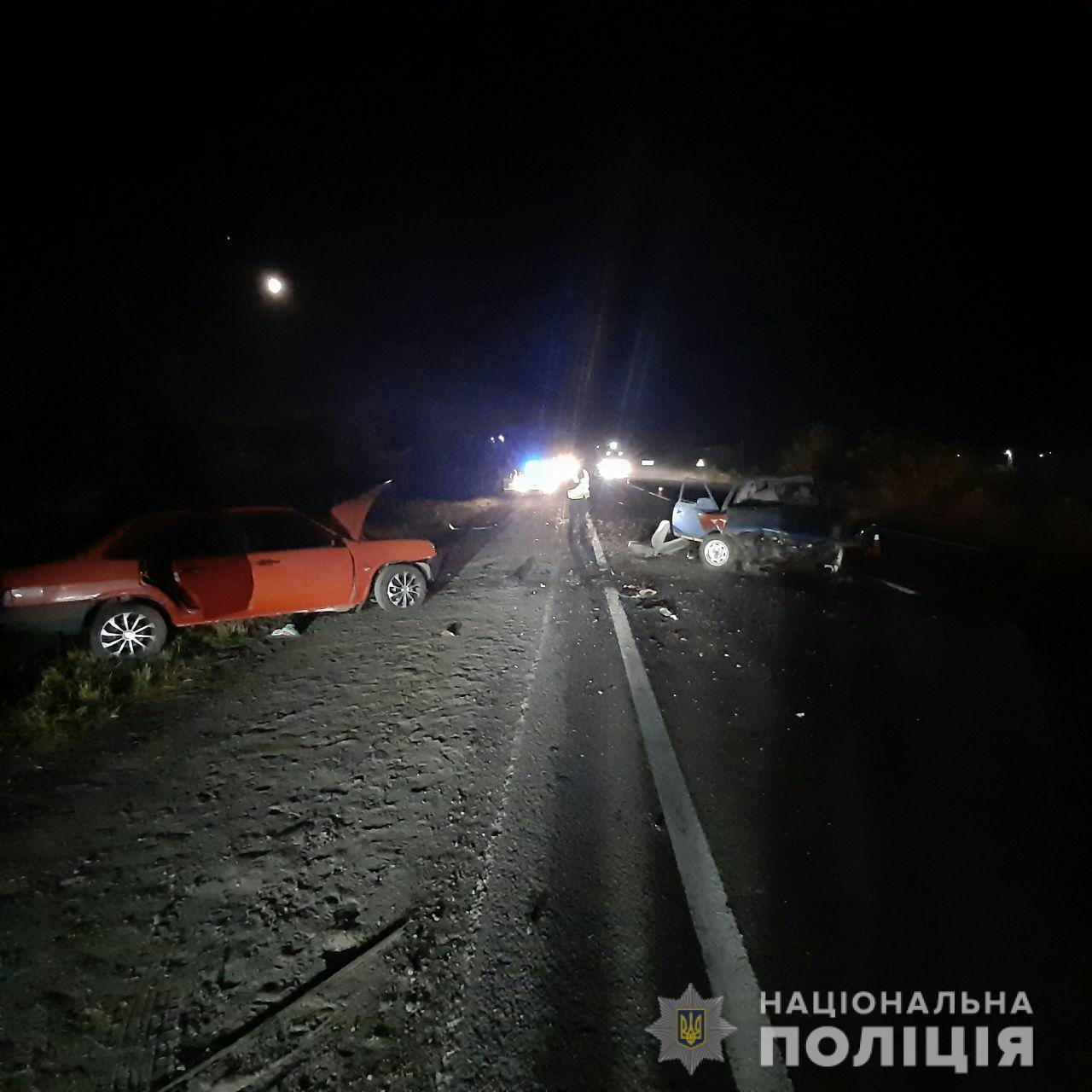 В результате лобового столкновения под Харьковом погибла женщина