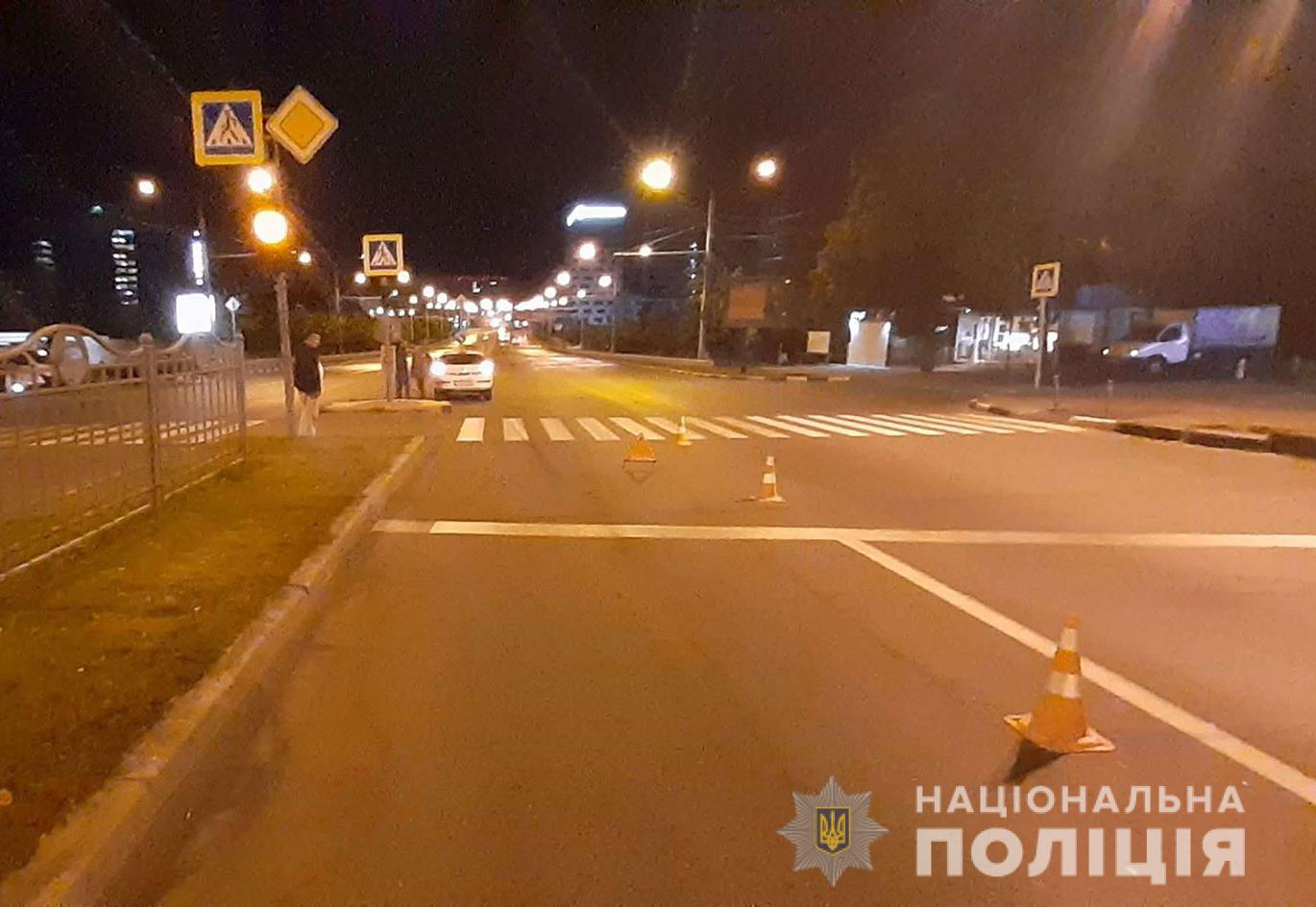 В Харькове на пешеходном переходе сбили женщину