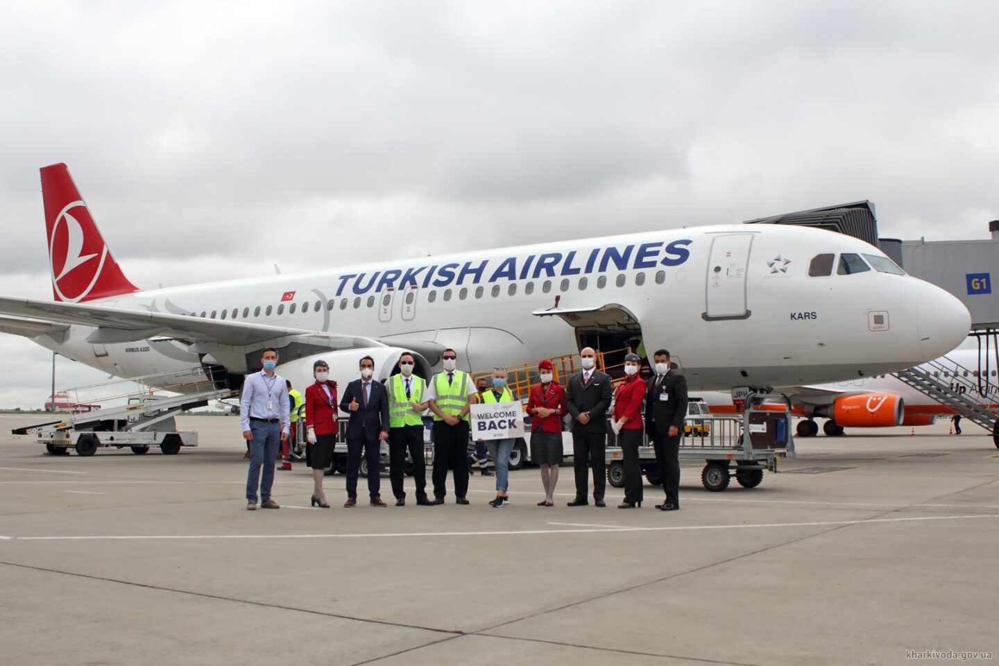 Turkish Airlines возобновила полеты из Харькова