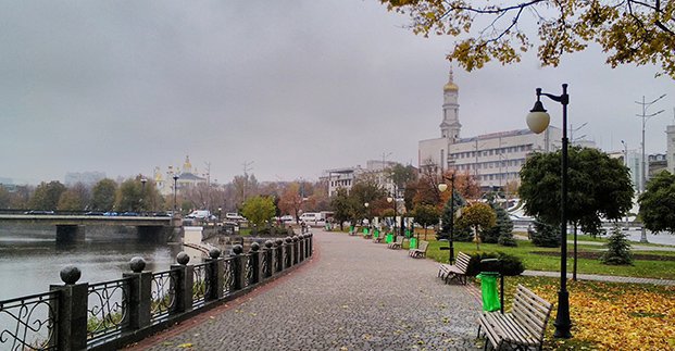 В выходные в Харькове - до 14 градусов тепла и дождь