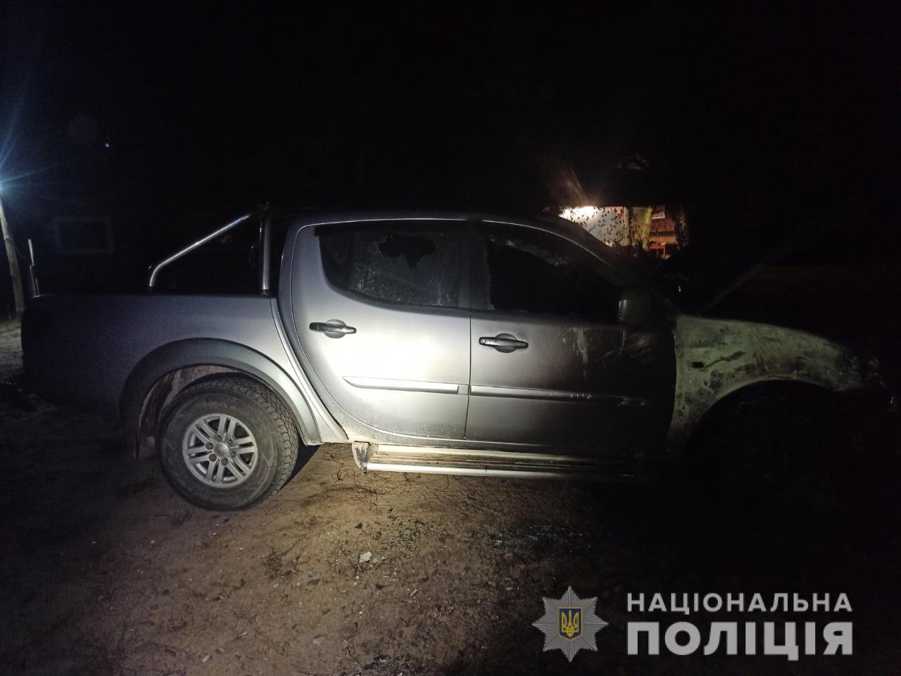 В Харьковской области мужчине ночью сожгли автомобиль
