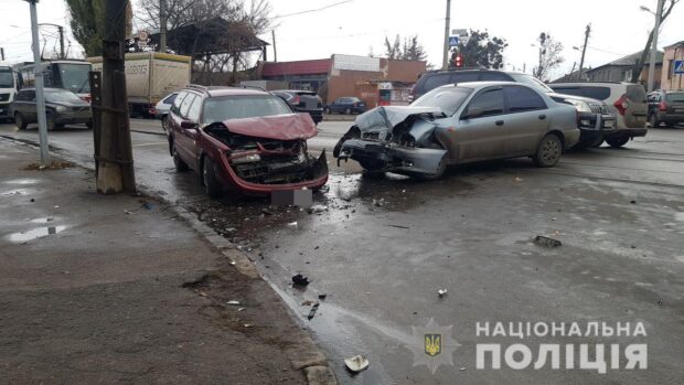 В Харькове в результате аварии пострадало четыре человека