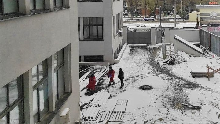 На территории Госпрома в Харькове погибла женщина