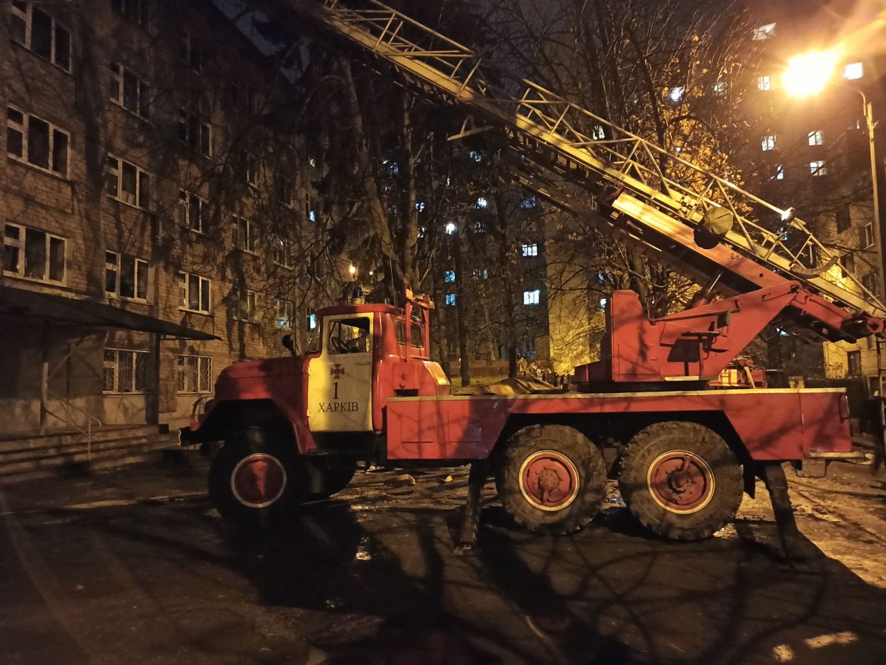 В Харькове сгорела комната студенческого общежития ХНМУ