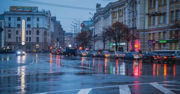 В выходные в Харькове - до 7 градусов тепла и дождь