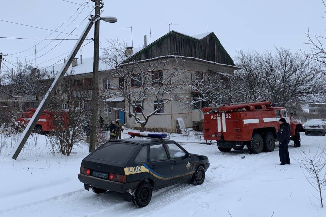 На пожаре под Харьковом обнаружили тело мужчины