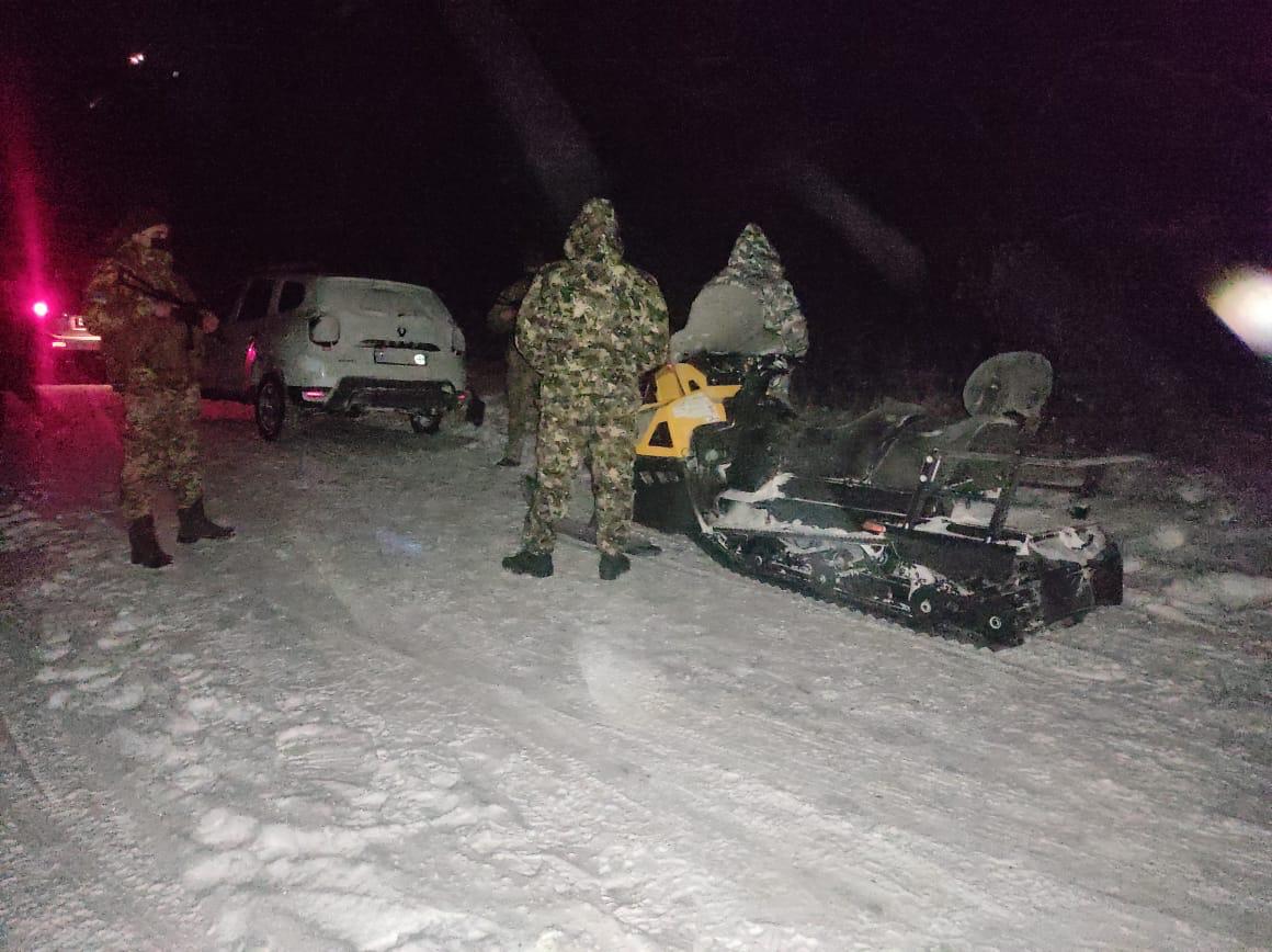 В Харьковской области у нарушителя границы изъяли купленный в РФ снегоход