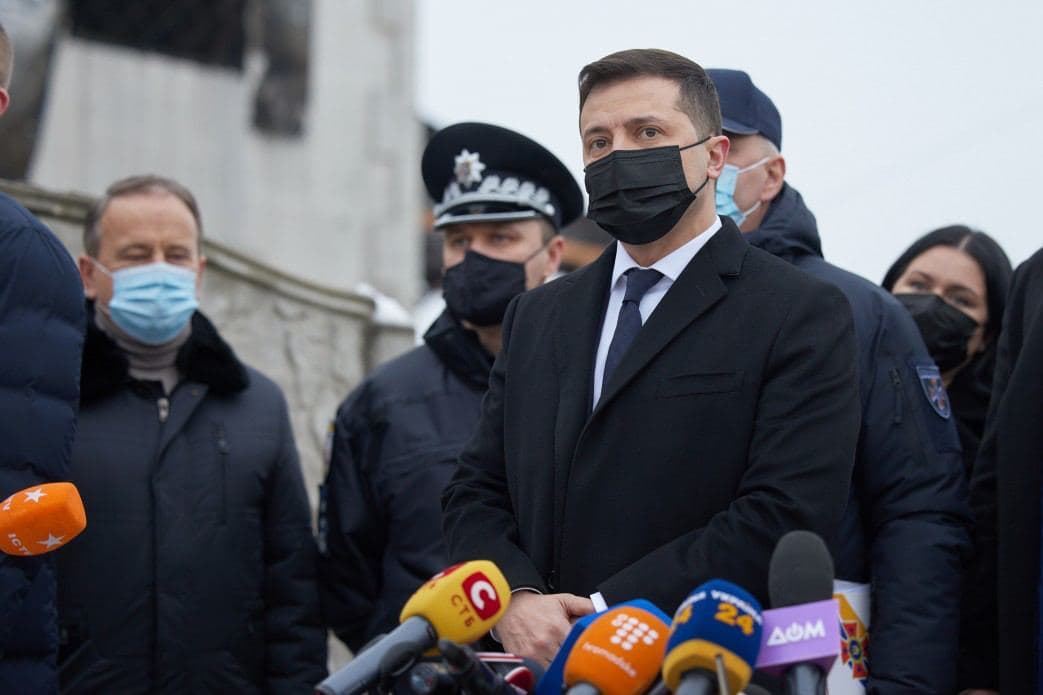 Зеленский объявил день траура в Украине из-за пожара в Харькове