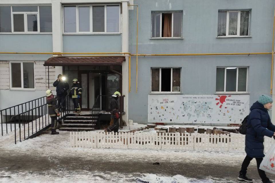 В Харькове горел частный центр раннего развития