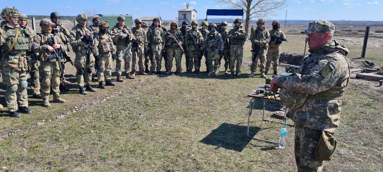 На Харьковщине прошли тренировки бойцов территориальной обороны