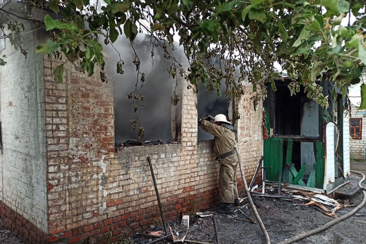 На Харьковщине на пожаре погиб мужчина