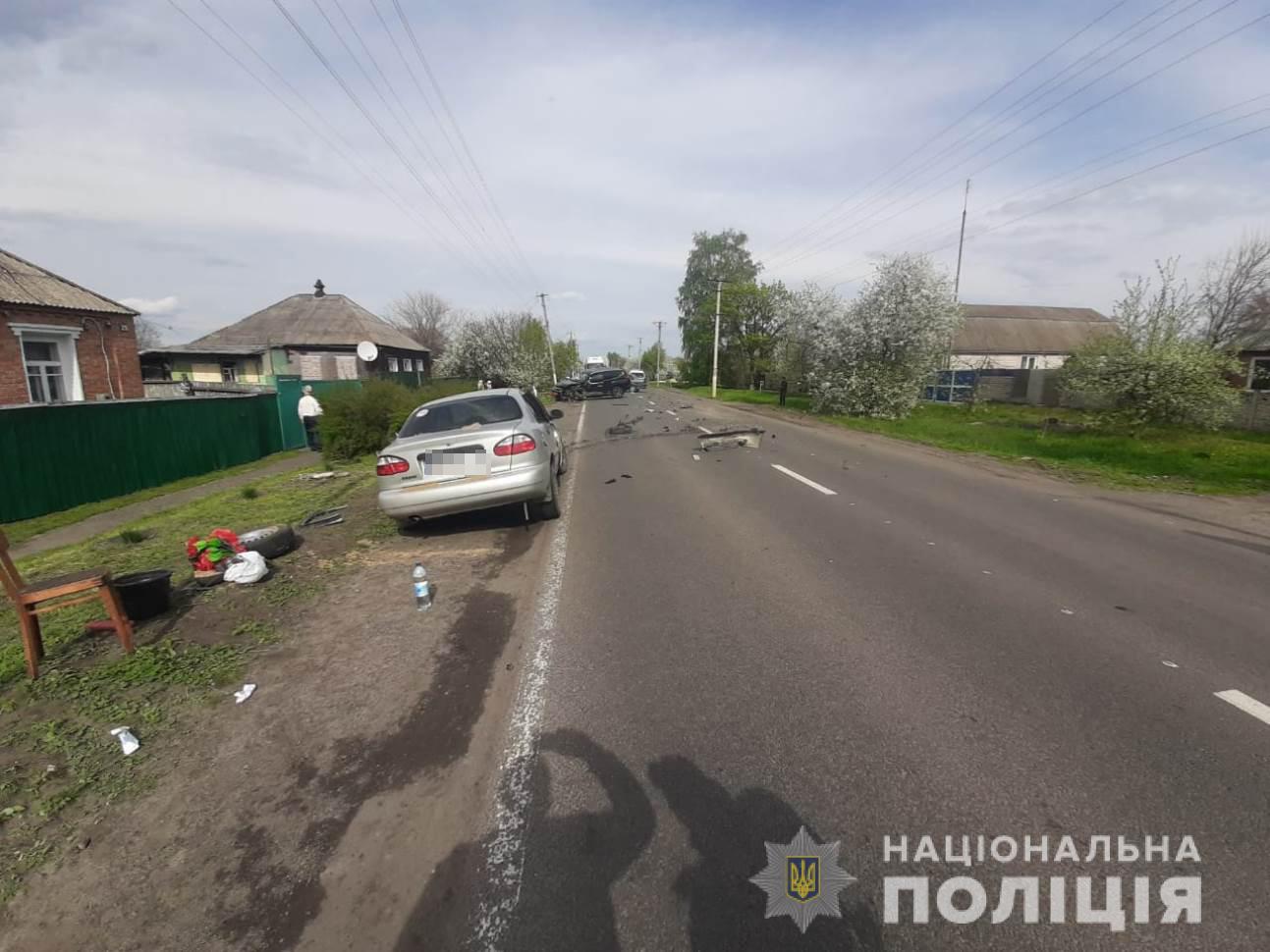 В результате столкновения автомобилей на Харьковщине пострадал ребенок