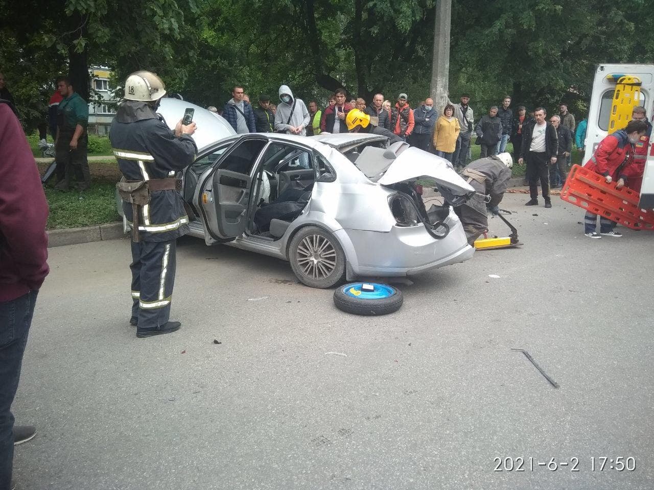 На Салтовке в результате ДТП пострадал мужчина