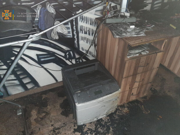 В Харькове в 14-этажном жилом доме горела квартира