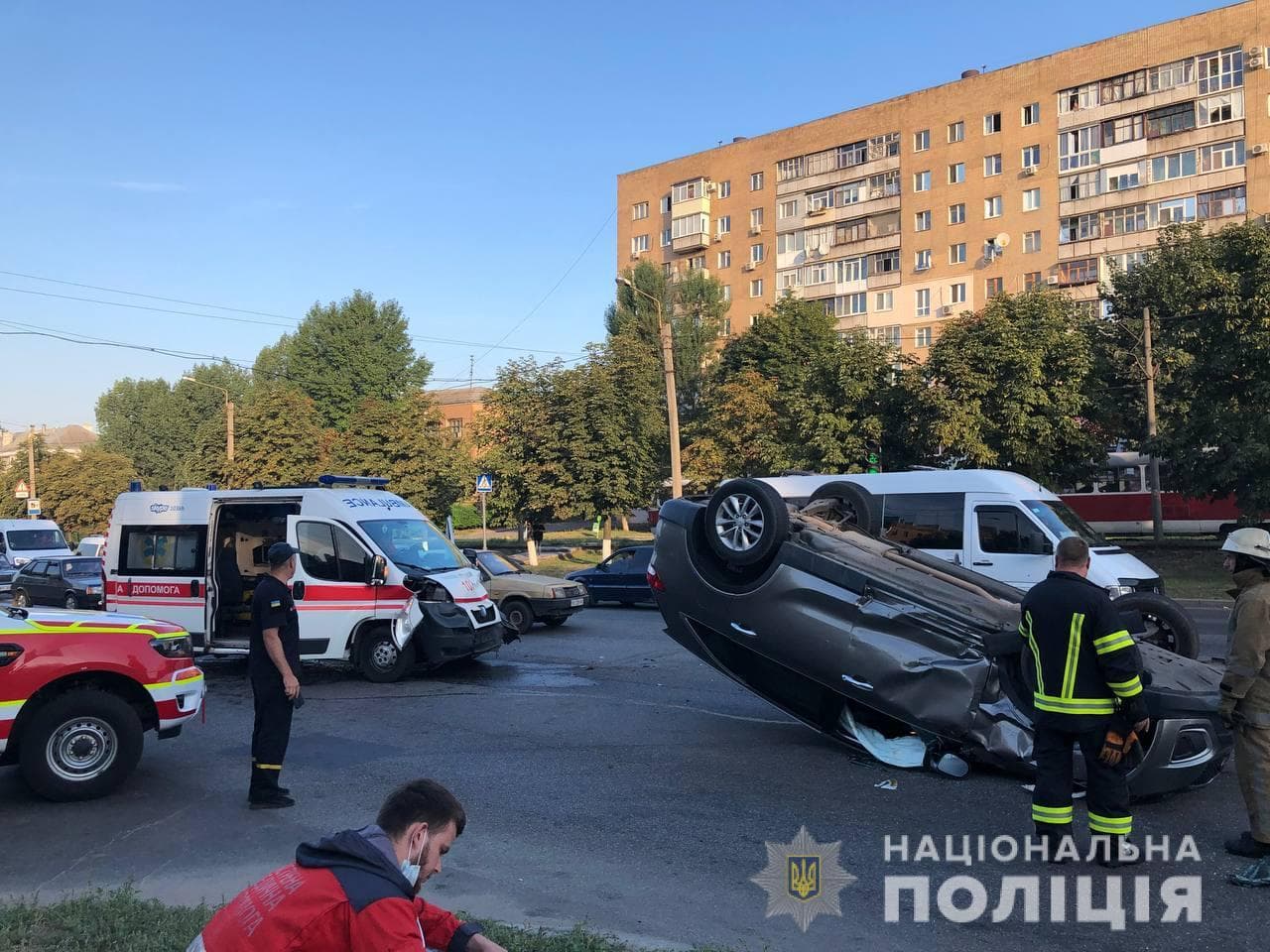 В Харькове произошло ДТП с участием кареты скорой