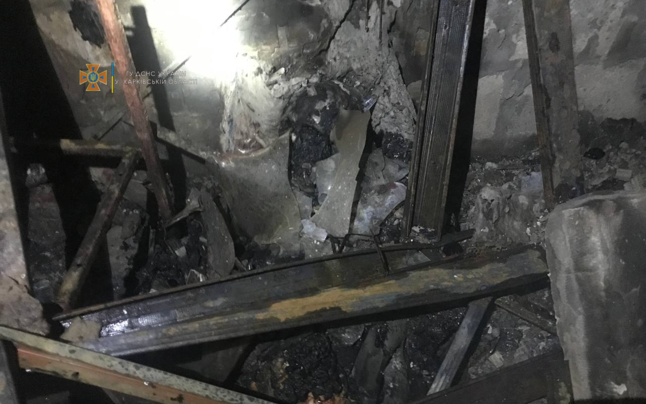В Харькове на пожаре обнаружили два трупа