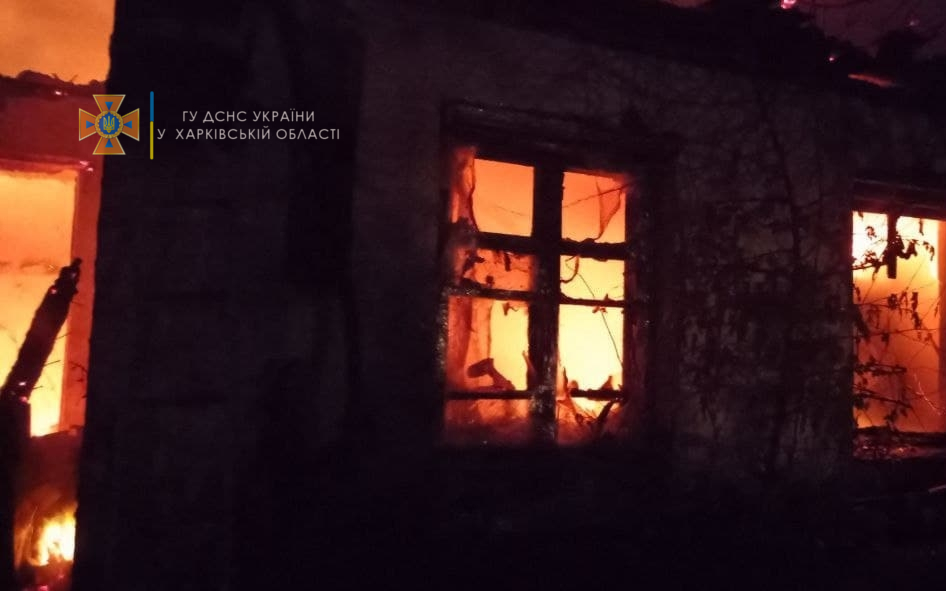 В Харьковской области на пожаре погибла семья