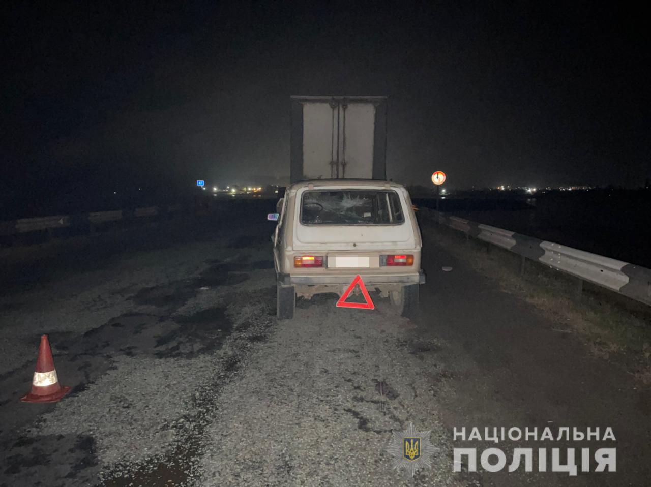 На Харьковщине пьяный водитель врезался в грузовик