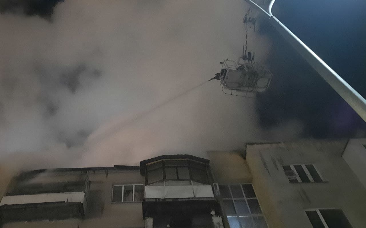 Пострадавших вследствие пожара на улице Культуры нет