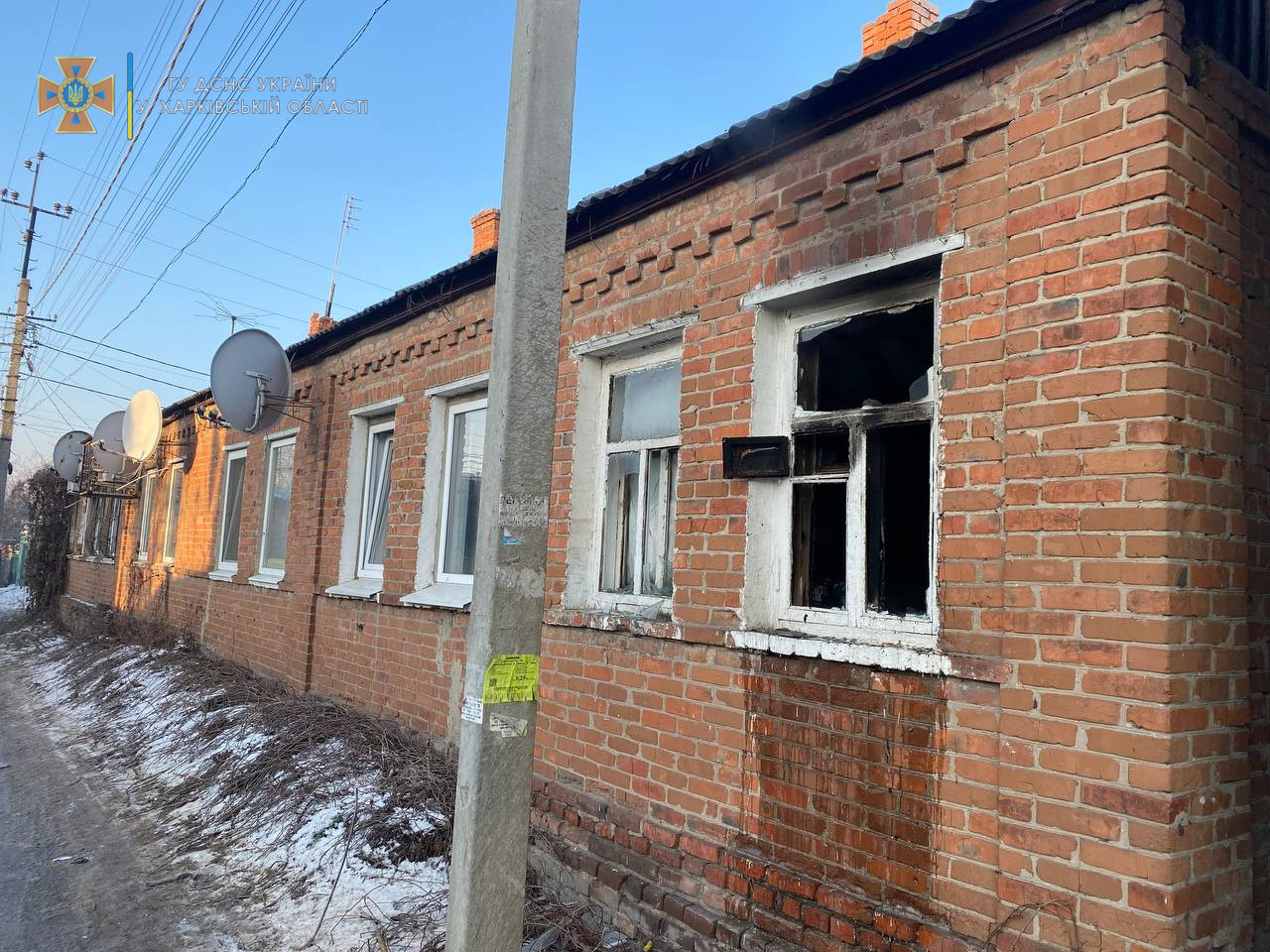 Под Харьковом на пожаре погиб владелец дома