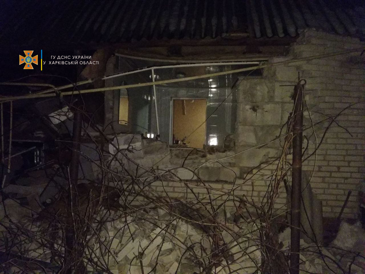 В Харьковской области в жилом доме взорвался газовый баллон