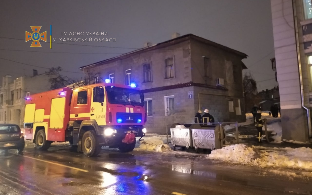В Харькове на пожаре погиб мужчина