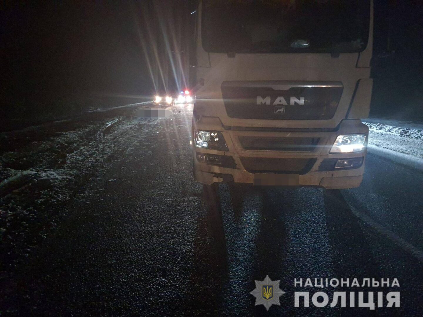 В Харьковской области грузовик сбил пешехода