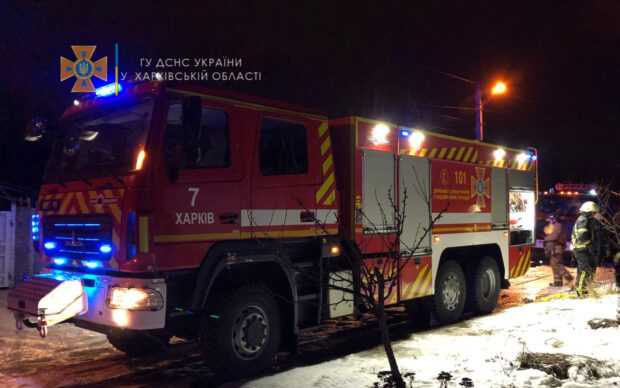 В Харькове на пожаре погиб мужчина