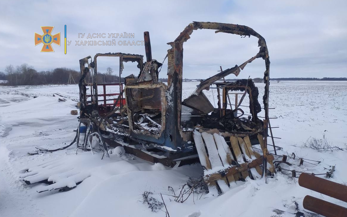На Харьковщине в результате пожара в бытовом вагончике погиб мужчина