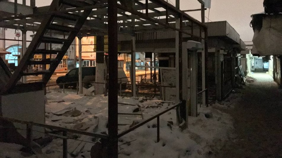 На харьковском рынке "Барабашово" назвали причину демонтажа павильонов