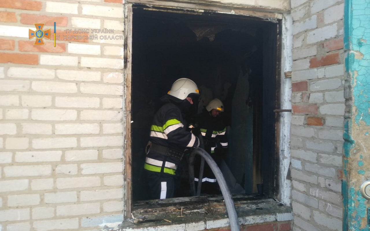 В Харьковской области во время тушения пожара обнаружили тело мужчины