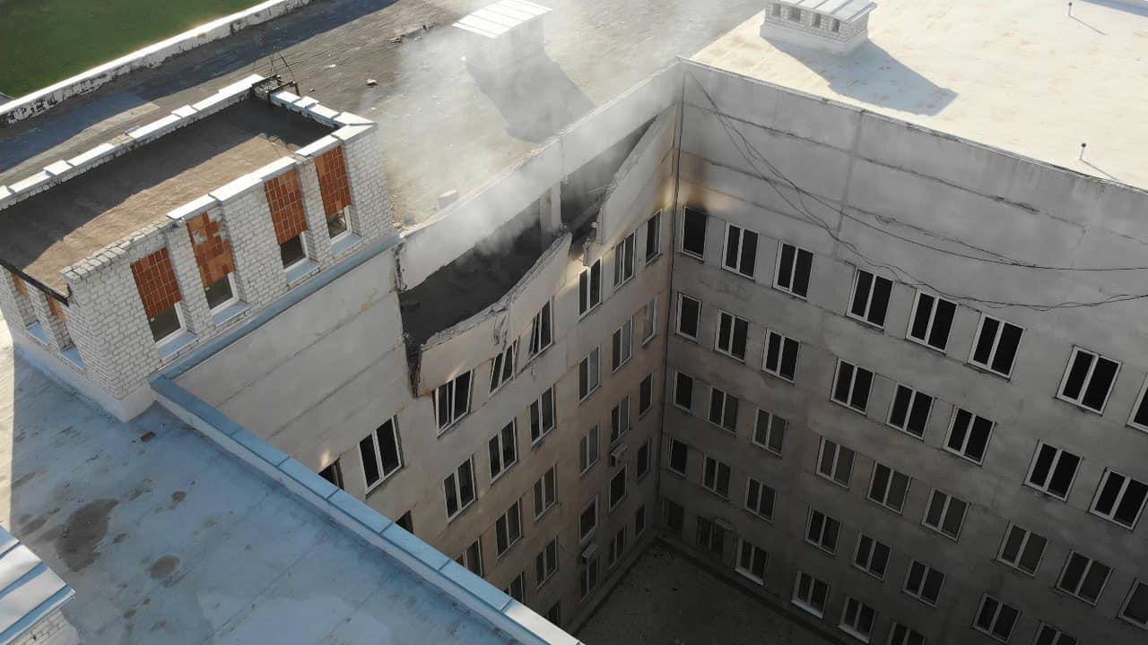 В Харькове оккупанты обстреляли городскую больницу