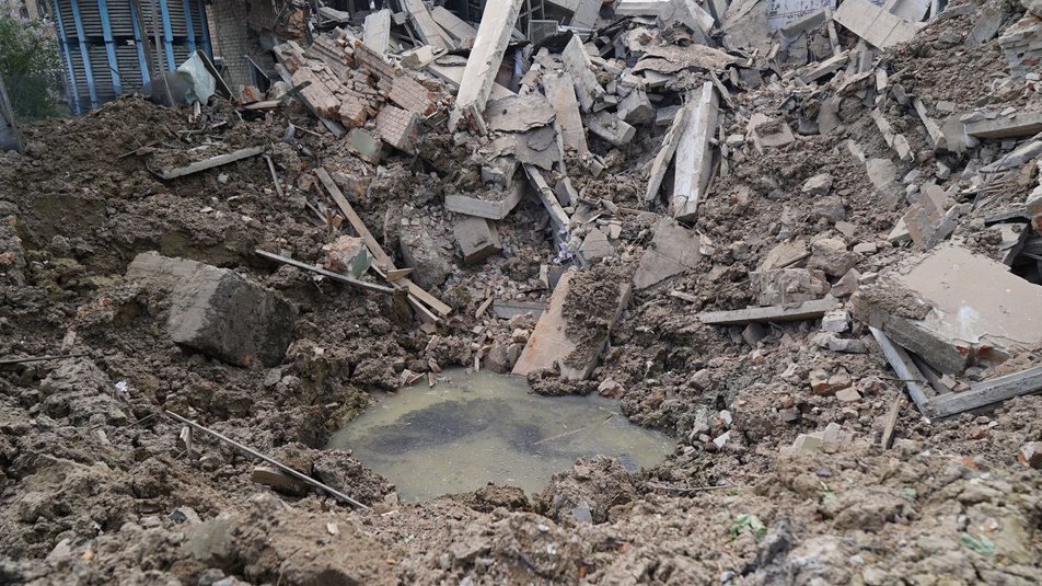 Одну з ракет якими атакували Мерефу збила ППО