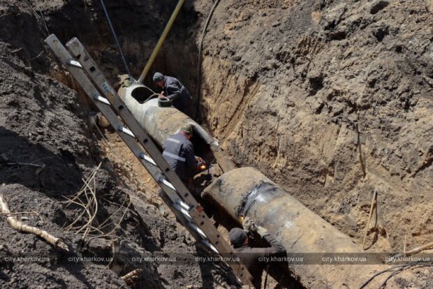 На Північній Салтівці відремонтували газопровід