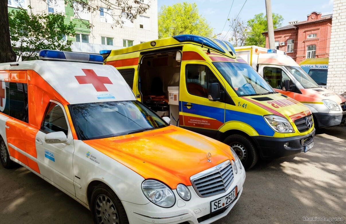 Харьковщина получила еще 5 автомобилей "скорой"