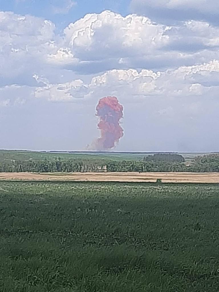В Харьковской области оккупанты попали в склад с аммиачной селитрой