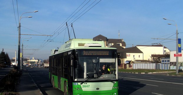 У неділю деякі тролейбуси змінять маршрут руху