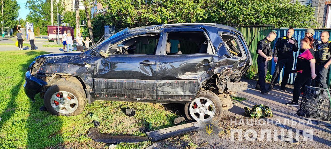 У Харкові в результаті зіткнення автівок постраждав чоловік