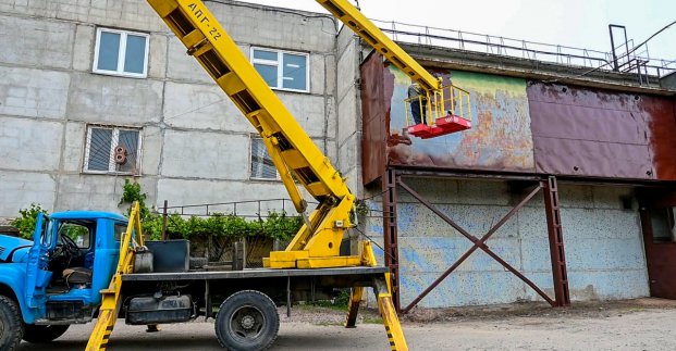 У Київському районі відновлюють адмінбудівлю «Теплових мереж»