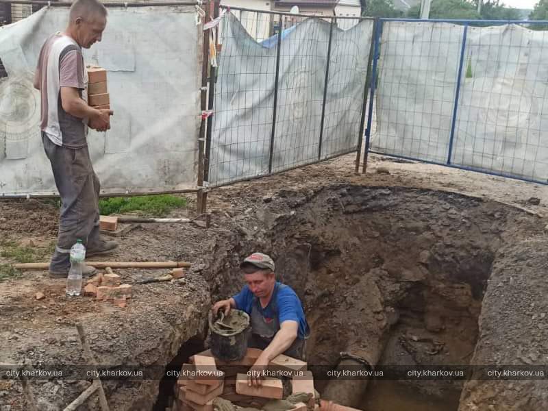 У Харкові оперативно ремонтують зовнішні мережі водопостачання