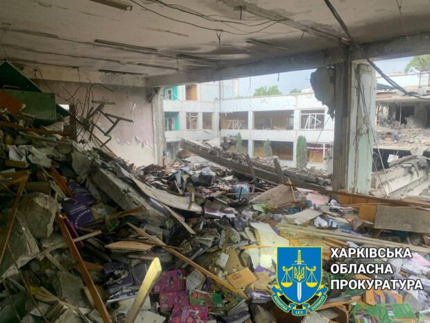Прокуратура відкрила кримінальне провадження обстрілу школи в Київському районі Харкова