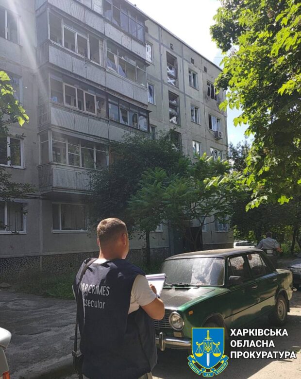 Окупанти вкотре обстріляли Харків: двох цивільних поранено - прокуратура