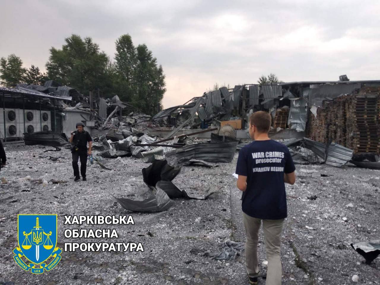 Вночі окупанти завдали ракетний удар по Чугуївщині: пошкоджено завод