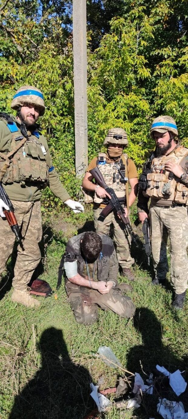 На Харківщині взяли в полон військових росгвардії окупанті