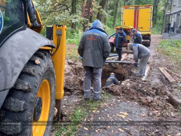 У Харкові усунули п'ятнадцять пошкоджень на водоводах
