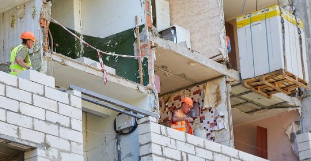 В Індустріальному районі відновлюють 17 багатоповерхових будинків