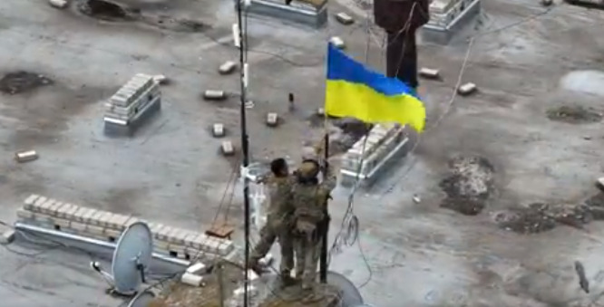 У Липцях, Глибокому та Стрілечій на Харківщині бійці встановили український прапор