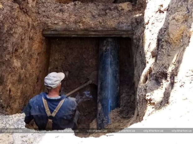 У Харкові усунули вісімнадцять пошкоджень на водоводах