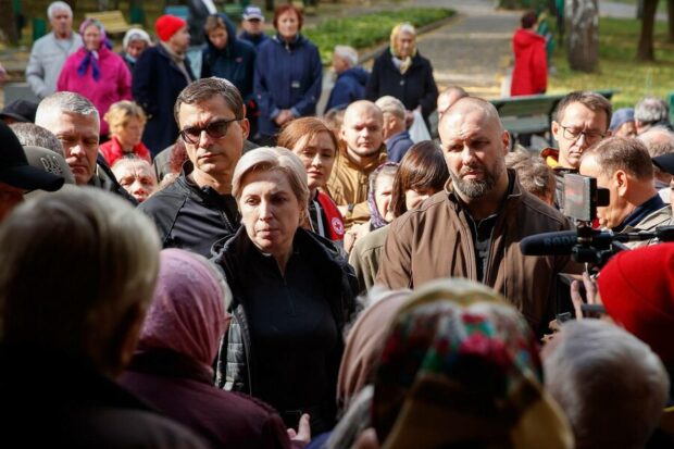 Верещук та Синєгубов відвідали один із санаторіїв області, де мешкають ВПО