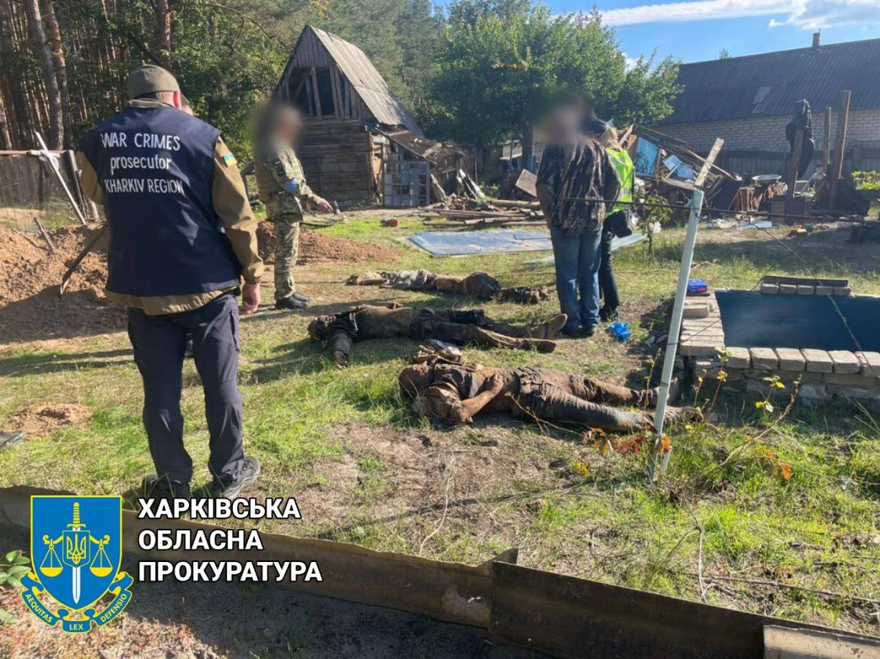 Окупанти розстріляли чотирьох мирних мешканців у погребі: правоохоронці зафіксували чергове звірство росіян на Харківщині